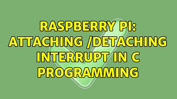 Raspberry Pi: Attaching /Detaching interrupt in C Programming