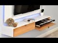 How To Make A Wall Mounted Entertainment Center / TV Stand