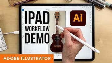 How I Use Adobe Illustrator on the iPad - Quick Demo