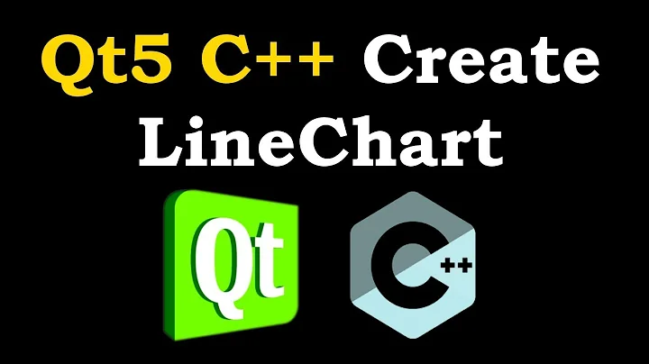 Qt5 C++ Creating LineChart With QtChart | C++ GUI Tutorial