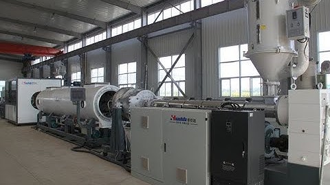 High output HDPE pre-insulated pipe production line for 655-1380 jacket pipe