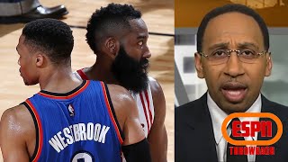 Stephen A. can't pick between Russell Westbrook \& James Harden for 2017 MVP | Stephen A.'s Archives