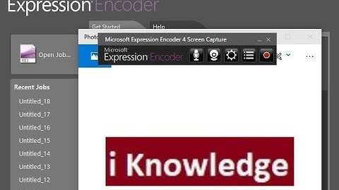 Free Microsoft Expression Encoder 4 | Best Screen Recorder | Hindi  | Urdu Tutorial