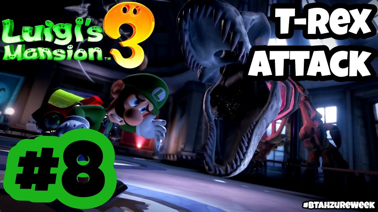 Luigi’s Mansion 3 - T-Rex Attack - Gameplay Walkthrough Part 8 - YouTube