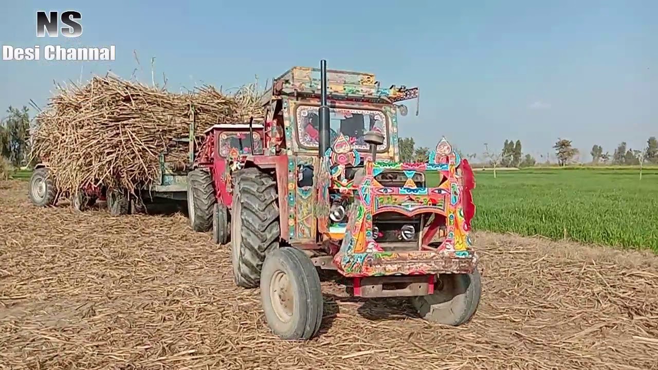 tractor trali ke sath!MF 240+VS Massey Ferguson 265 Extremely Heavy
