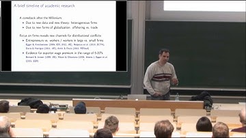 Hartmut Egger: Globalization and Inequality