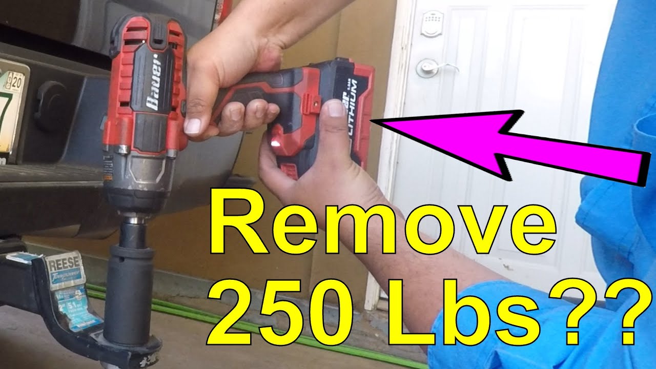 Remove 250 Lbs Of Torque?? 1/2 Bauer Impact Wrench (Harbor Freight