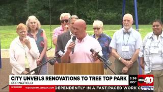 Springfield unveils renovations to Tree Top Park