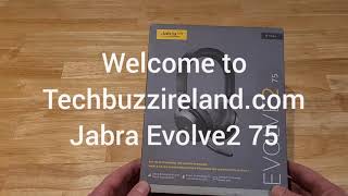 Tech Review - Jabra Evolve 2 75 - techbuzzireland