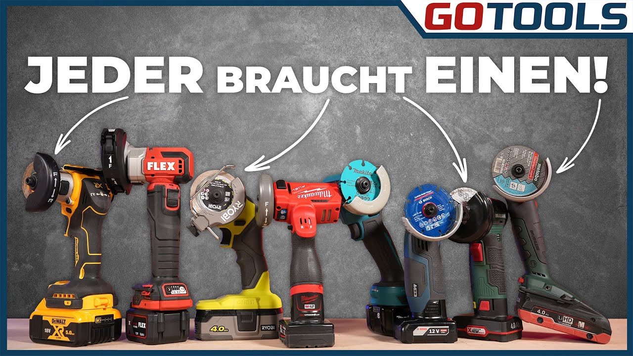 Der beste Mini-Winkelschleifer 2025? 76mm Winkelschleifer im Härtetest: Wer schneidet am besten ab?