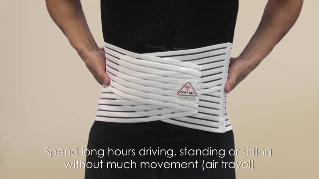 ITA-MED Elastic Back Support Belts: BS-221 and BS-228