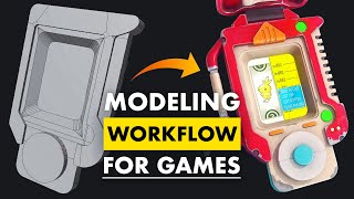 3D Modeling Workflow for Games  Explained