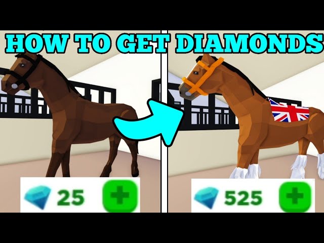 How To Get Diamonds In Horse Valley Roblox Youtube - roblox horse valley how to level up