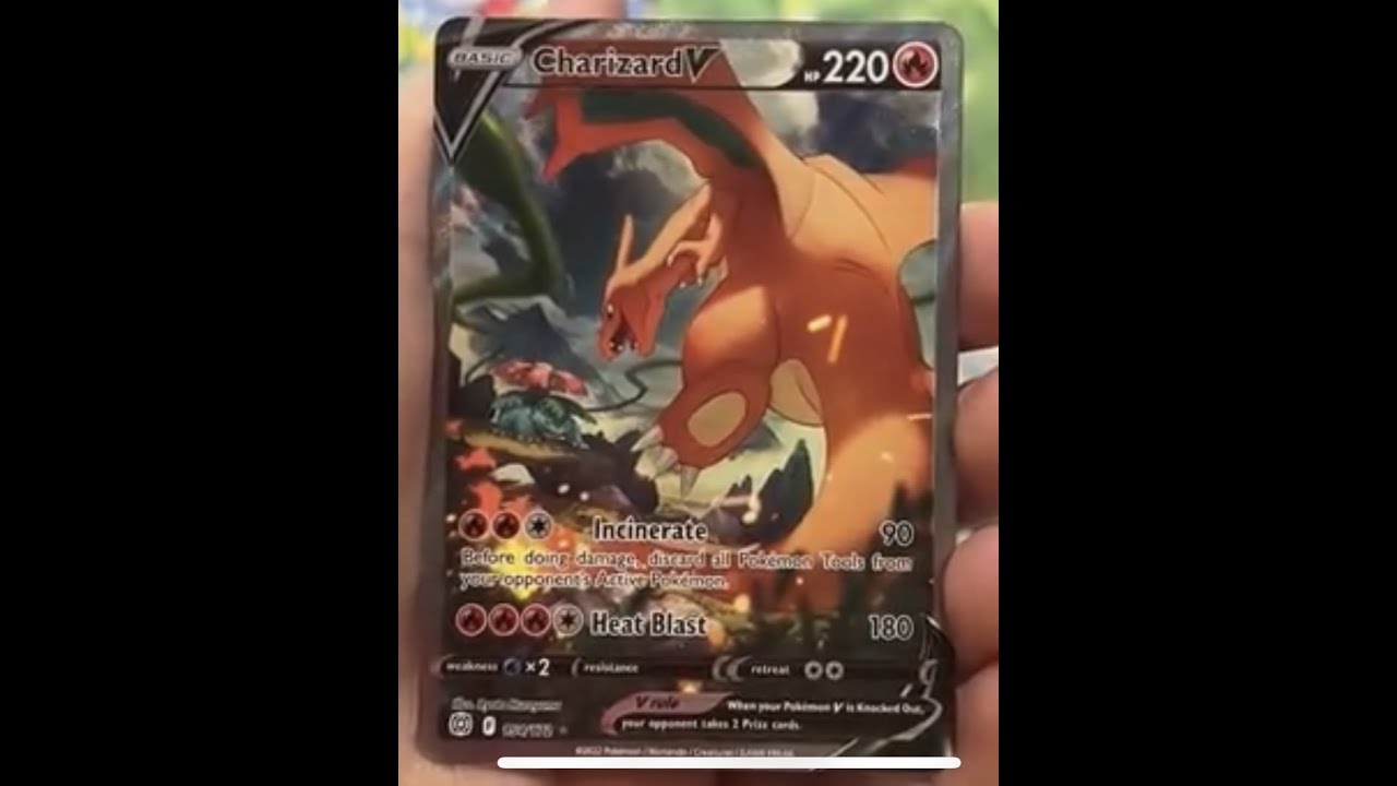 Unlistedleaf Pulling Charizard V Alt Art