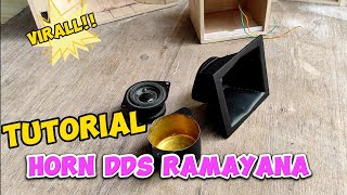 cara membuat horn middle ramayana, horn dds