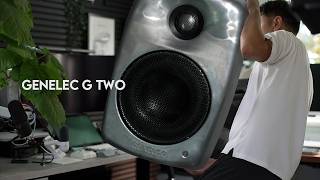 デスク環境】GENELEC G Two RAWカラーを購入 G Oneを使っていたのに