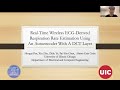 Real-Time Wireless ECG-Derived Respiration Rate Estimation using an Autoencoder with a DCT Layer