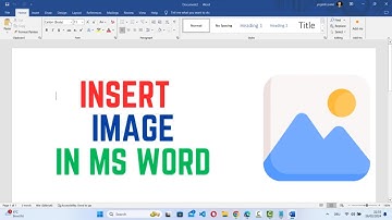 How to Insert an Image in MS Word | Step-by-Step Guide for Beginners
