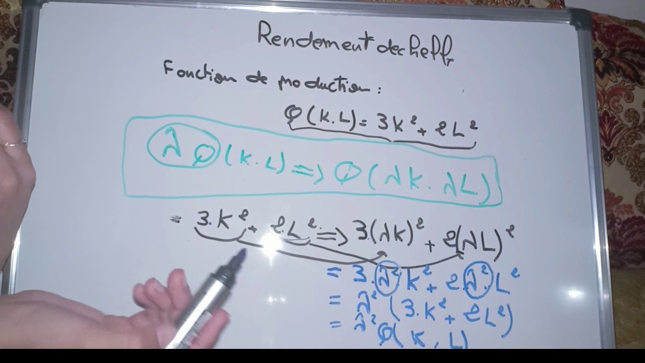 Micro économie s2 rendement d'échelle et TMSt