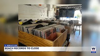 Local record store and venue, Beach Records, closing after 6 years