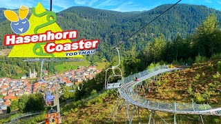 Hasenhorn Rodelbahn Coaster Todtnau Vlog September 2021 - YouTube