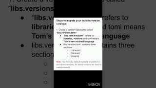 Android Gradle version catalog(libs.versions.toml)#gradle#toml#verisoncatalog#android#copilot