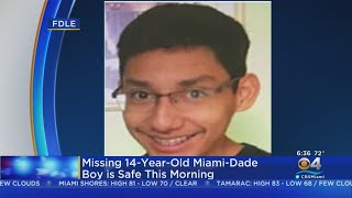 Missing Child Alert For Miami-Dade Teen Canceled