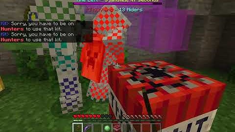 Mineplex (Bedrock) | Block Hunt | Kill Hunter% in 00:36.00 IGT