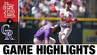 Cardinals vs. Rockies Game Highlights (8/11/22) | MLB Highlights