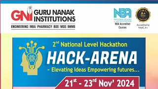 Hack Arena - The 2nd National Hackathon of Guru Nanak Institutions