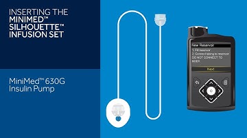 Inserting the Silhouette Infusion Set with the MiniMed 630G Insulin Pump