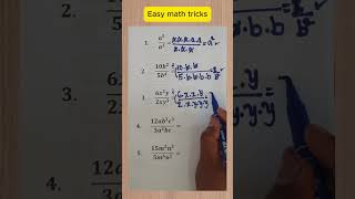 Easy Math Trick