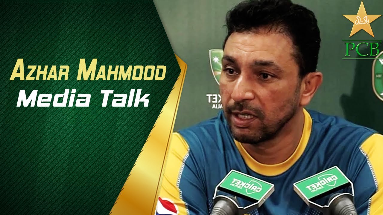 Azhar Mahmood talk in Dubai ahead of India match on Sep 23, 2018 | PCB