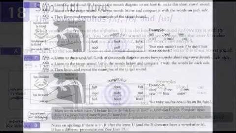 Video lesson 18 - The vowel sounds