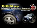 Toyota Auris. Body repair. Ремонт кузова.