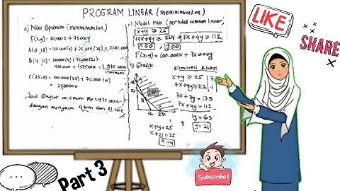 Program Linear(Meminimumkan)Part 3