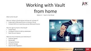 Working Remotely with Inventor and Vault