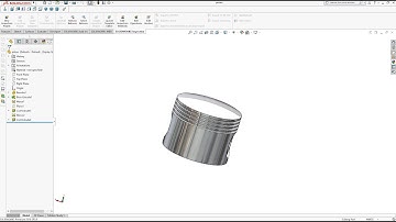 Solidwork Tutorial Radial Engine Piston  #SolidworkTutorial  #Solidwork