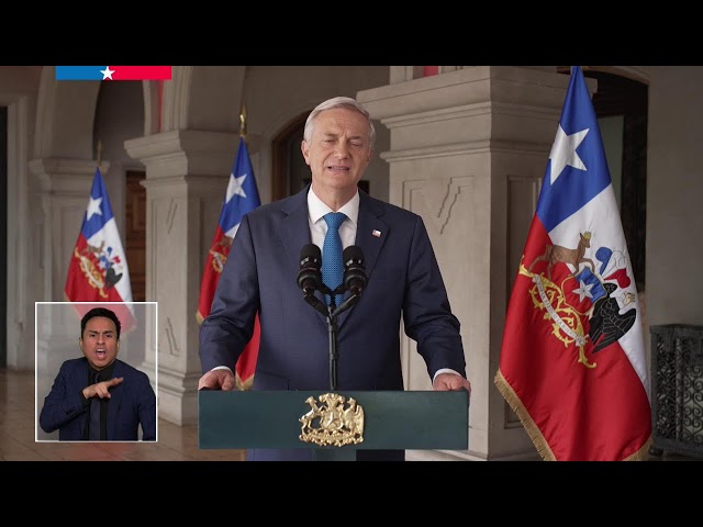 S.E. el Presidente José Antonio Kast presenta el Presupuesto 2027 en cadena nacional