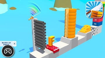 Slice It All - Gameplay Walkthrough Part 129 - Survival Game Levels 529-532 (iOS, Android)