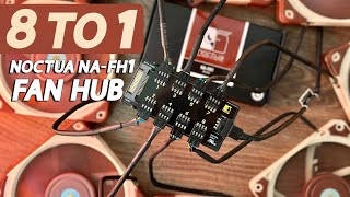  Noctua NA-FH1, 8 Channel Fan Hub for up to Eight 12V