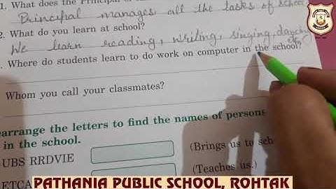 Pathania World Campus- Class 1-Evs (Ch-6Worksheet)