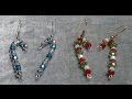 DIY~Sparkly and Festive Candy Cane Earrings!