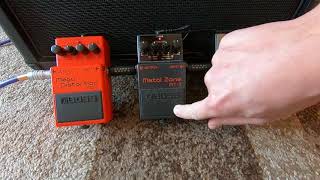 Comparativo En Español De Los Efectos Boss Mt-2 Ml-2 Md-2 Pedal Shoot-Out