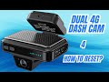 How to reset | Javiscam RCX-001 Dual 4G LTE Dash Cam #car #dashcam