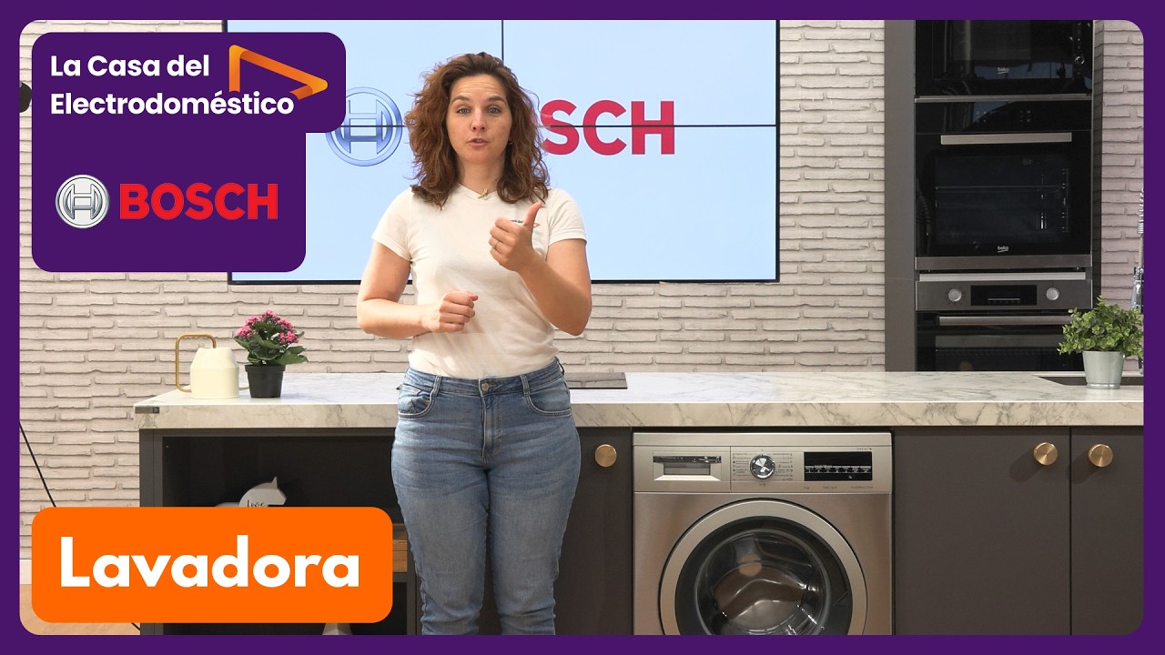 💧 Bosch WUU28T8XES | Lavadora 9kg f&aacute;cil de usar y eficiente