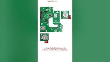 Yanhua ACDP Module 34 Lock fastening (D70F3426-B) interface board Installation tutorial