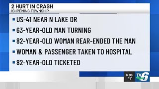 2 injured in Ishpeming Township crash
