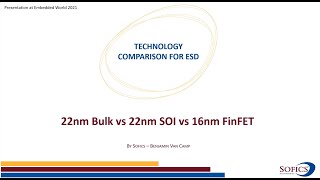 Semiconductor process selection from ESD perspective FinFET, SOI or Bulk-CMOS