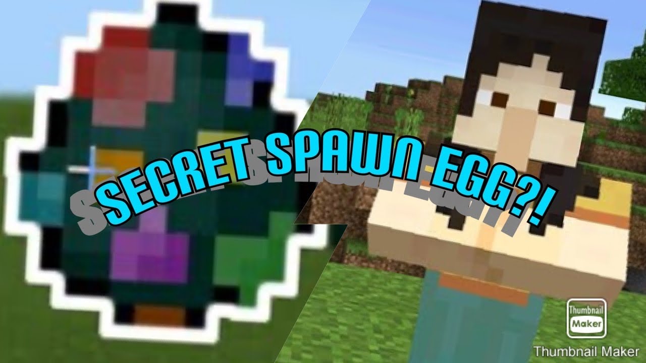 How to get a secret mob egg in Minecraft (No mods or add-ons) - YouTube